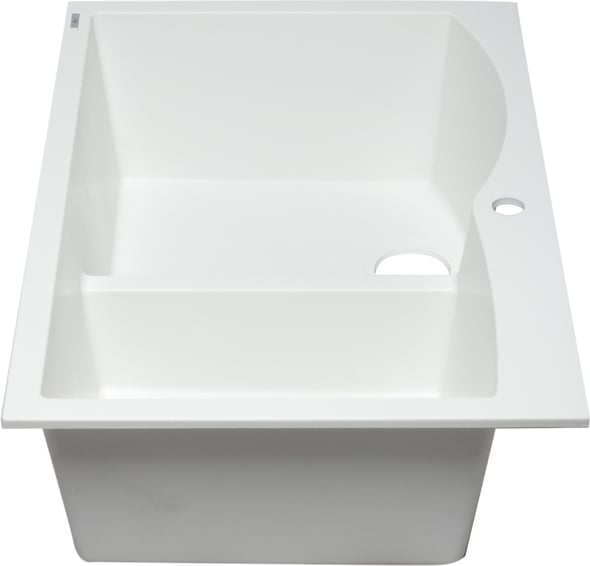 silver bowl sink Alfi Kitchen Sink White Modern