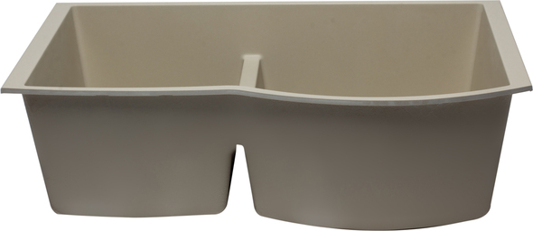 white composite undermount kitchen sink Alfi Kitchen Sink Biscuit Modern