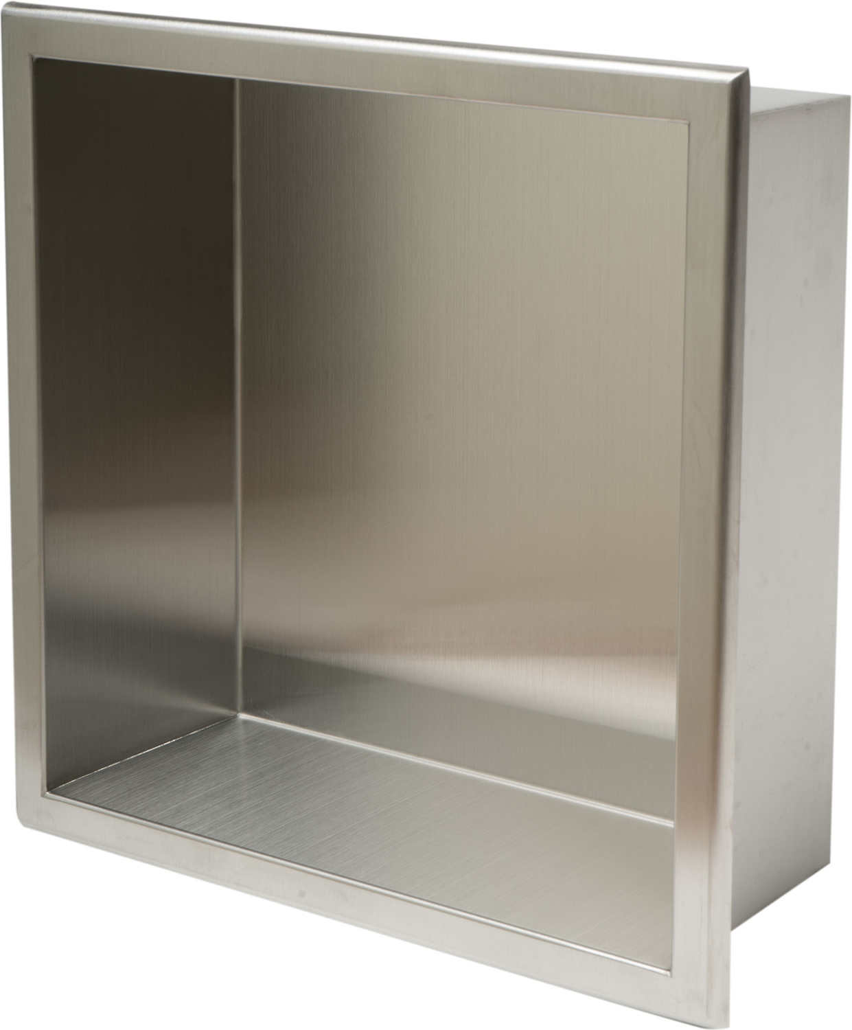 shower stall shelf ideas Alfi Shower Niche Brushed Stainless Steel Modern
