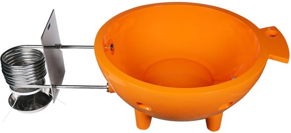 free standing oval tub Alfi Tub Orange Modern