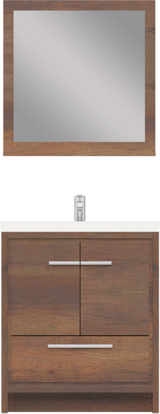 best wood for bathroom cabinets Alya Vanity with Top Rosewood