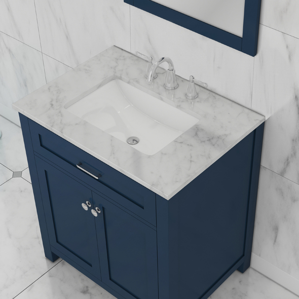 72 inch floating bathroom vanity Alya Vanity with Top Blue