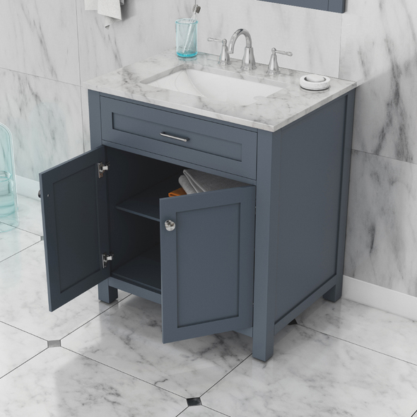 best quality bathroom vanities Alya Vanity with Top Bathroom Vanities Gray
