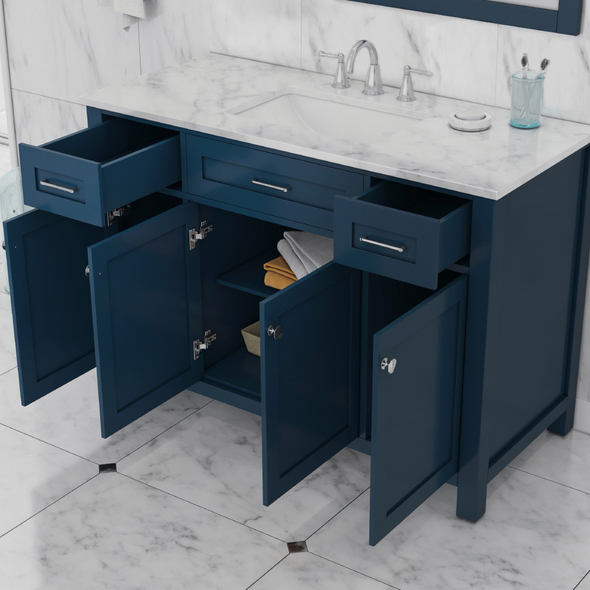 design house vanity tops Alya Vanity with Top Blue