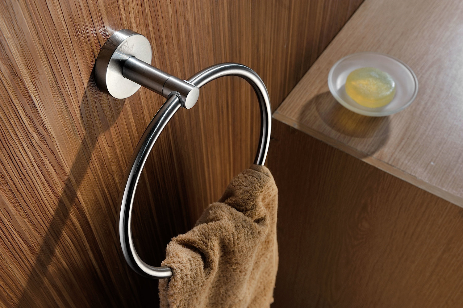 ring the towel Anzzi BATHROOM - Bath Accessories - Towel Rings Nickel