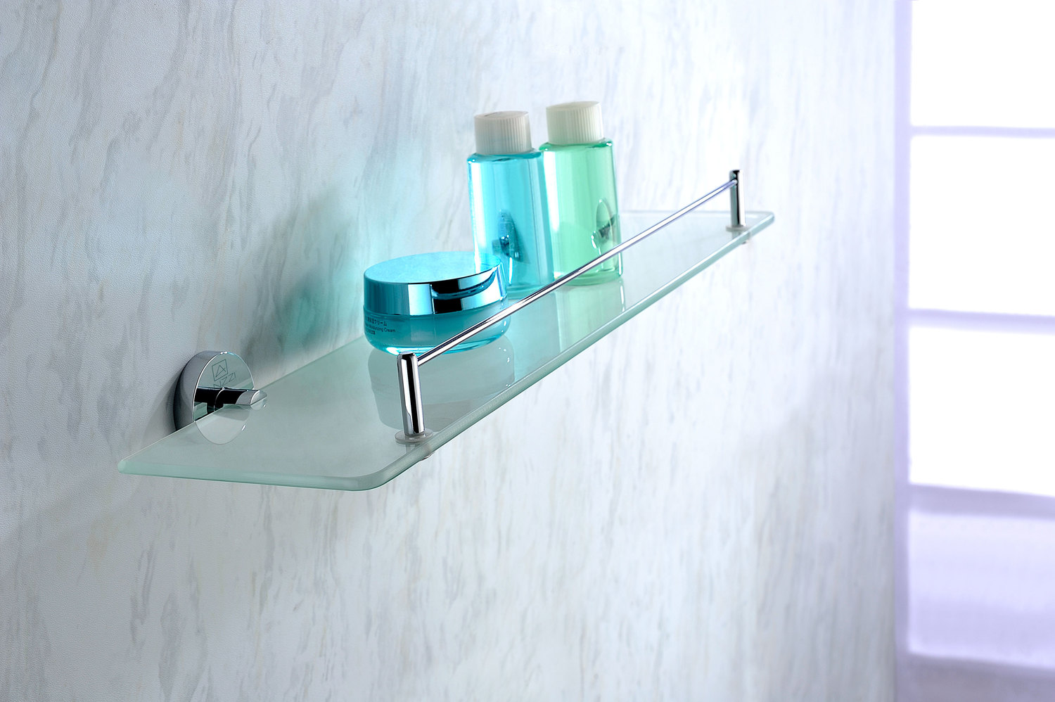  Anzzi BATHROOM - Bath Accessories - Shelves Bathroom Shelves Chrome