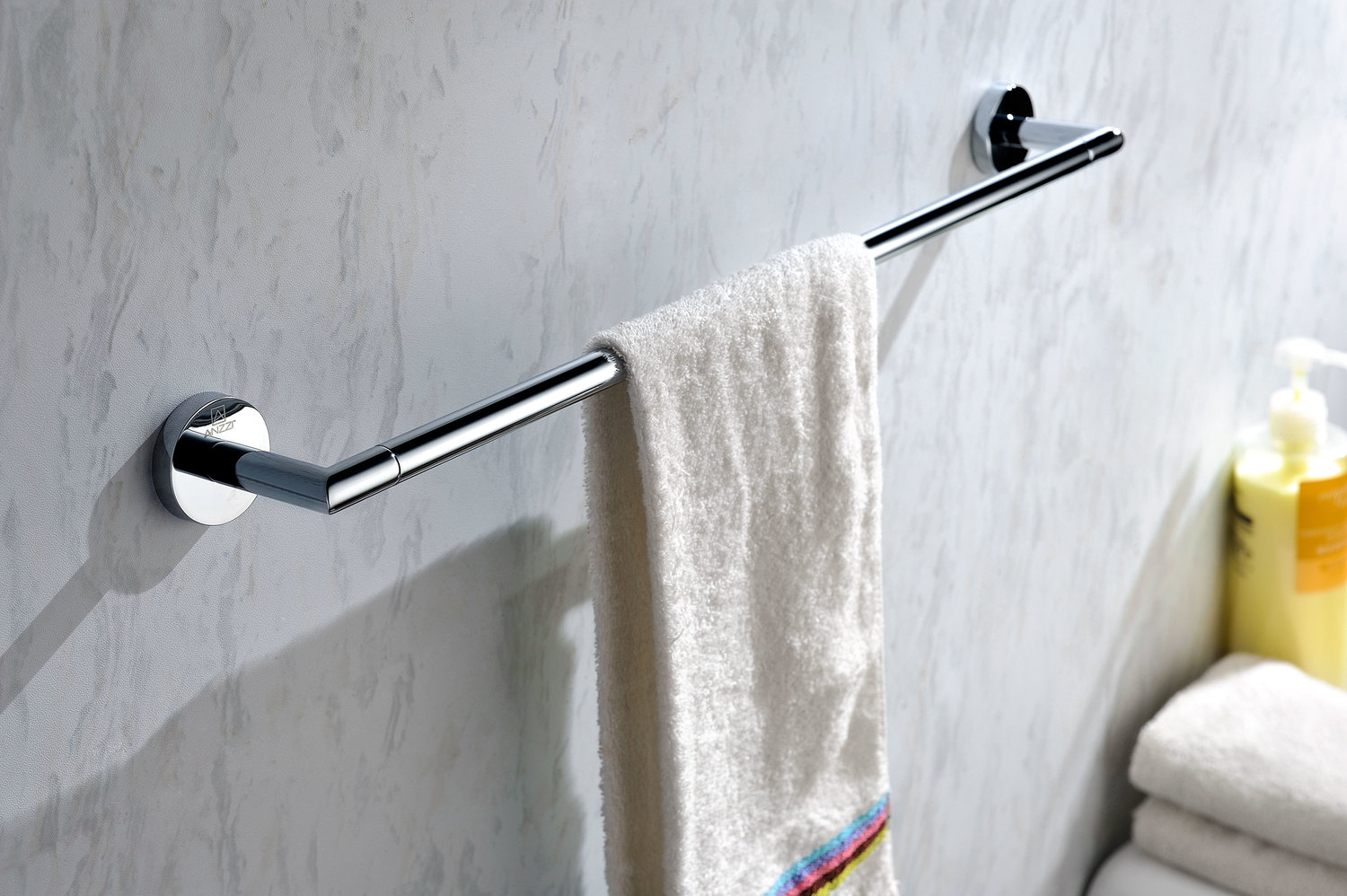  Anzzi BATHROOM - Bath Accessories - Towel Bars Towel Bars Chrome