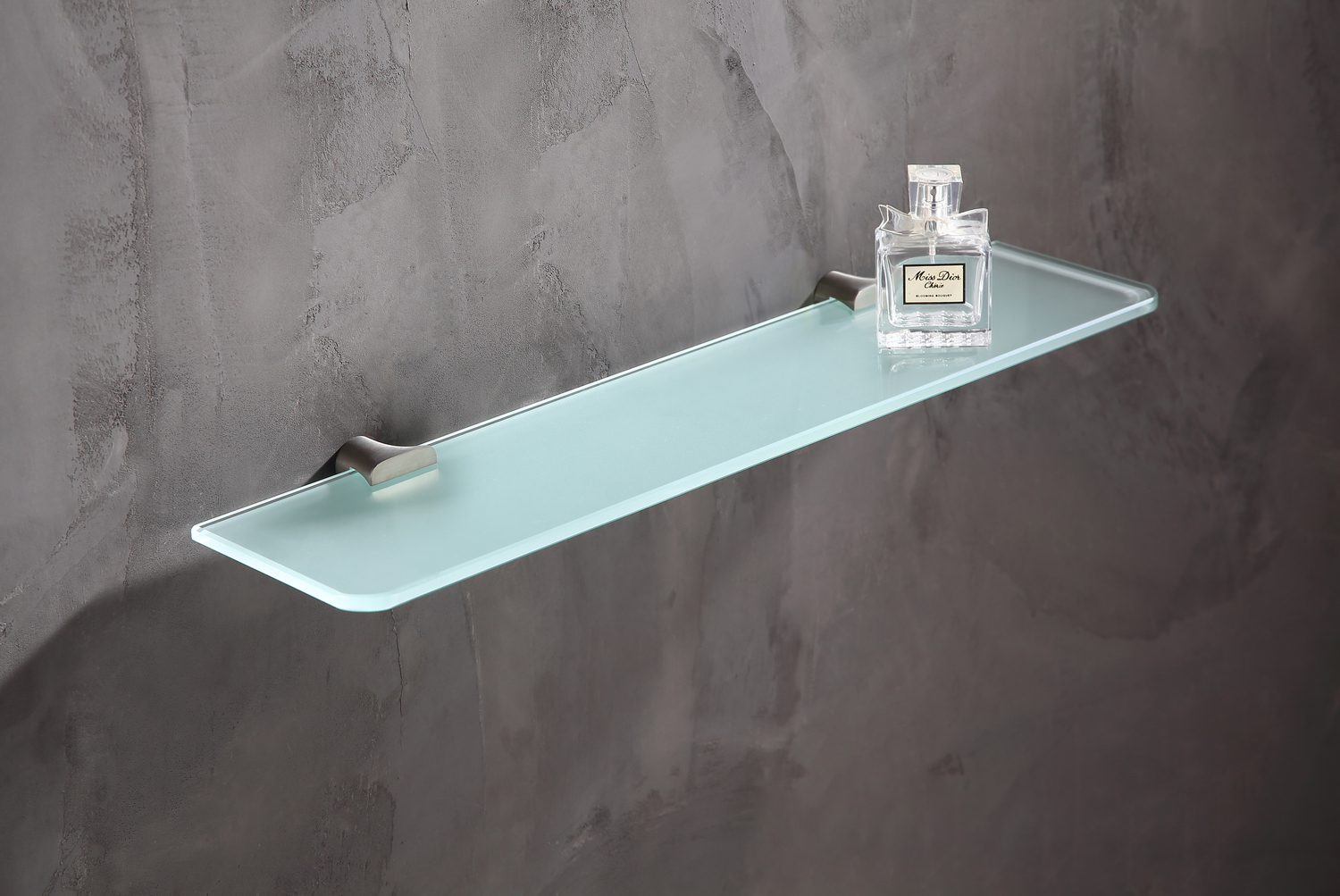 bathroom wall decor shelves Anzzi BATHROOM - Bath Accessories - Shelves Nickel