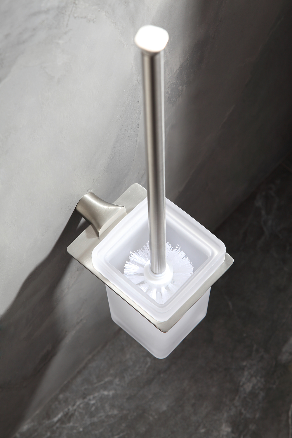  Anzzi BATHROOM - Bath Accessories - Toilet Brush Holders Toilet Brushes Nickel