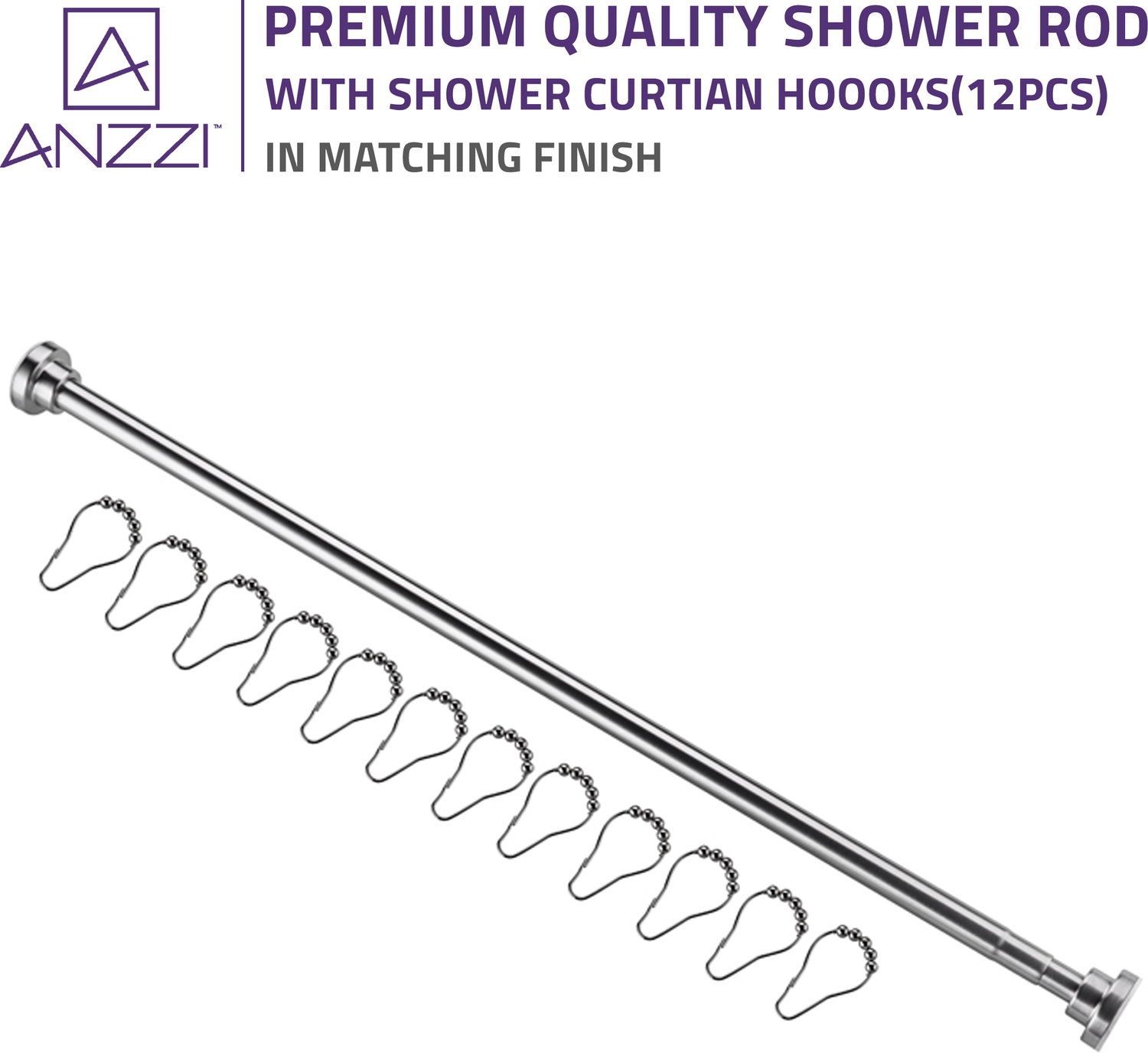 built in seat shower Anzzi BATHROOM - Bath Accessories Brushed Nickel