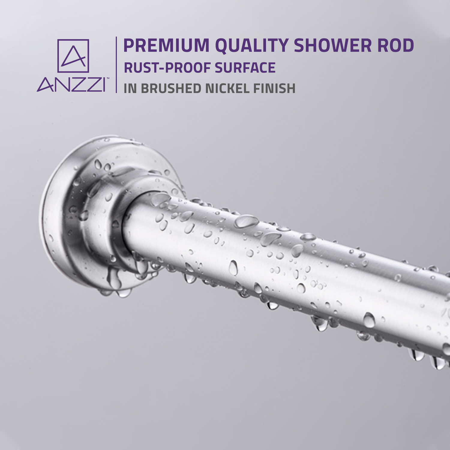 built in seat shower Anzzi BATHROOM - Bath Accessories Brushed Nickel