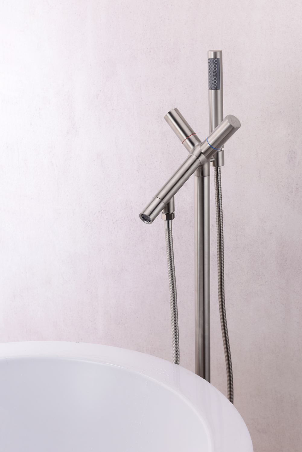 jacuzzi freestanding tub installation Anzzi BATHROOM - Faucets - Bathtub Faucets - Freestanding Nickel
