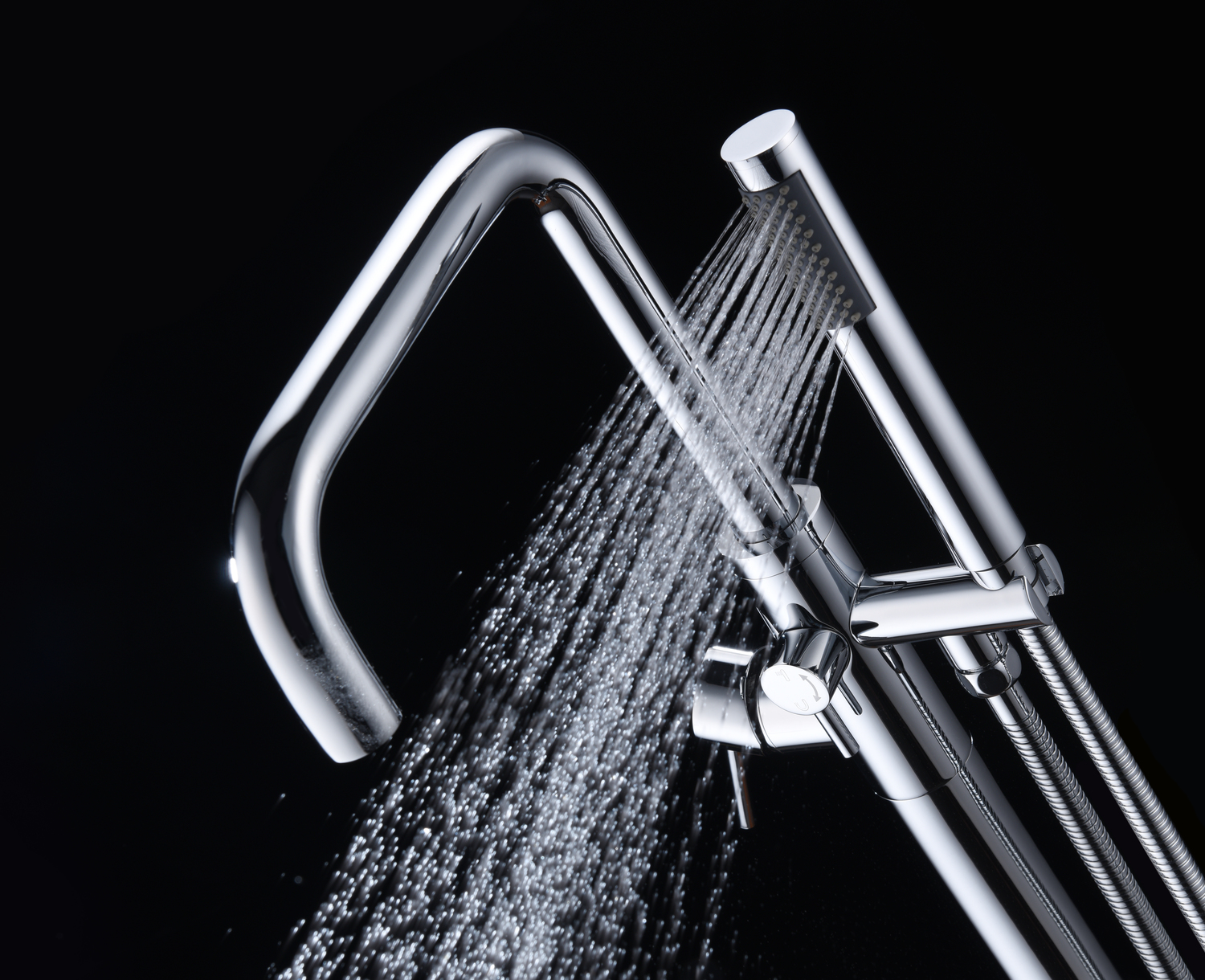 moen one handle shower faucet Anzzi BATHROOM - Faucets - Bathtub Faucets - Freestanding Chrome