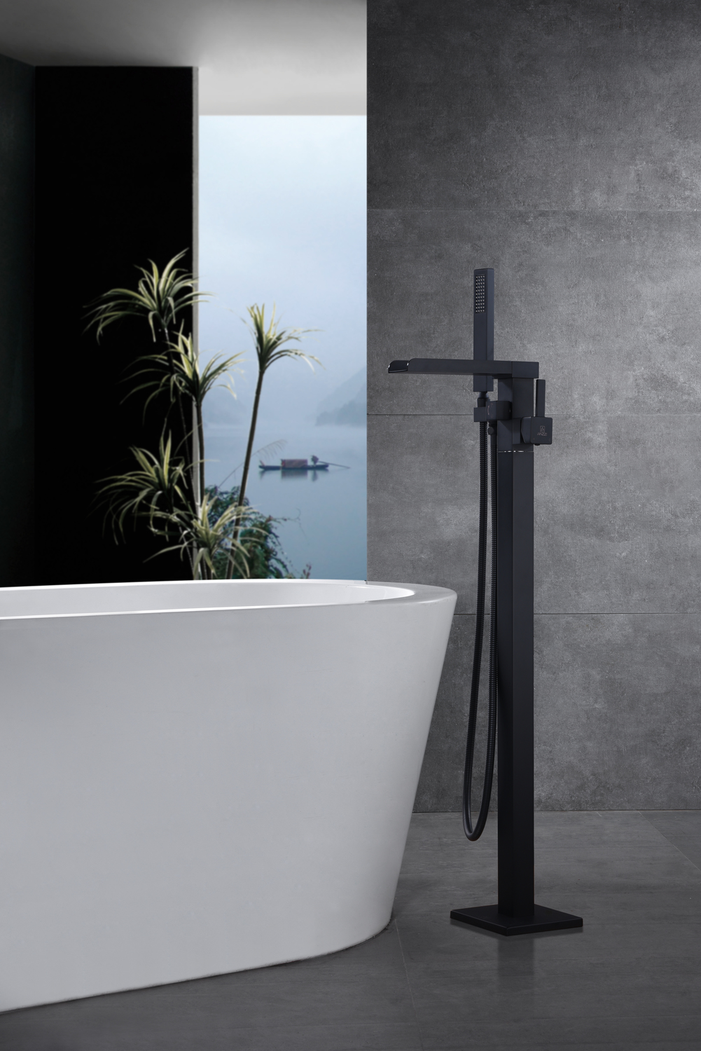 bath victorian Anzzi BATHROOM - Faucets - Bathtub Faucets - Freestanding Black