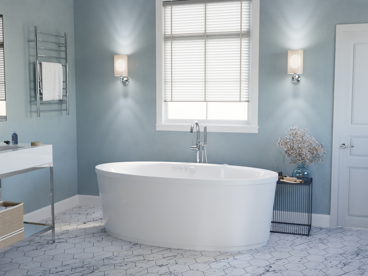 best freestanding tubs for two Anzzi BATHROOM - Bathtubs - Freestanding Bathtubs - Two Piece - Dual White