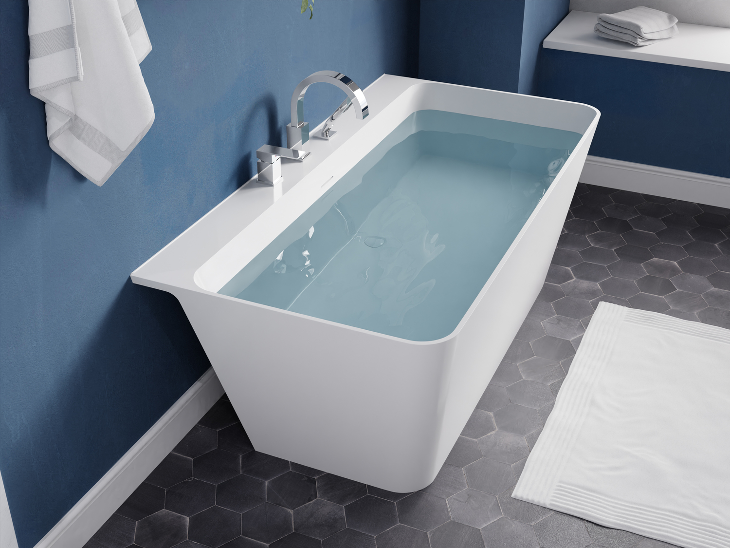 bath at home Anzzi BATHROOM - Bathtubs - Freestanding Bathtubs - One Piece - Acrylic White