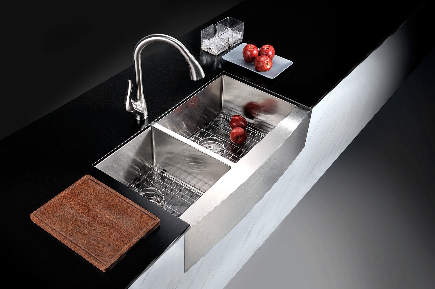 30 inch apron front sink Anzzi KITCHEN - Kitchen Sinks - Farmhouse - Stainless Steel Steel