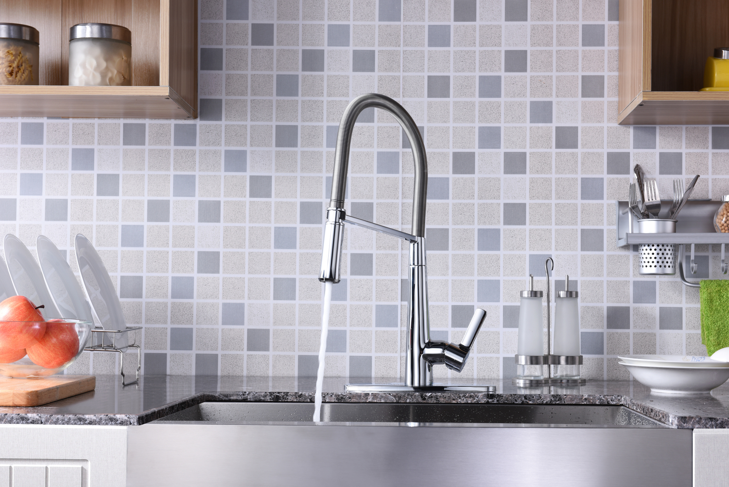 pot sink faucet Anzzi KITCHEN - Kitchen Faucets - Pull Down Chrome