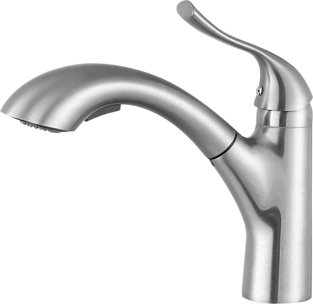 faucet vanity Anzzi KITCHEN - Kitchen Faucets - Pull Out Nickel
