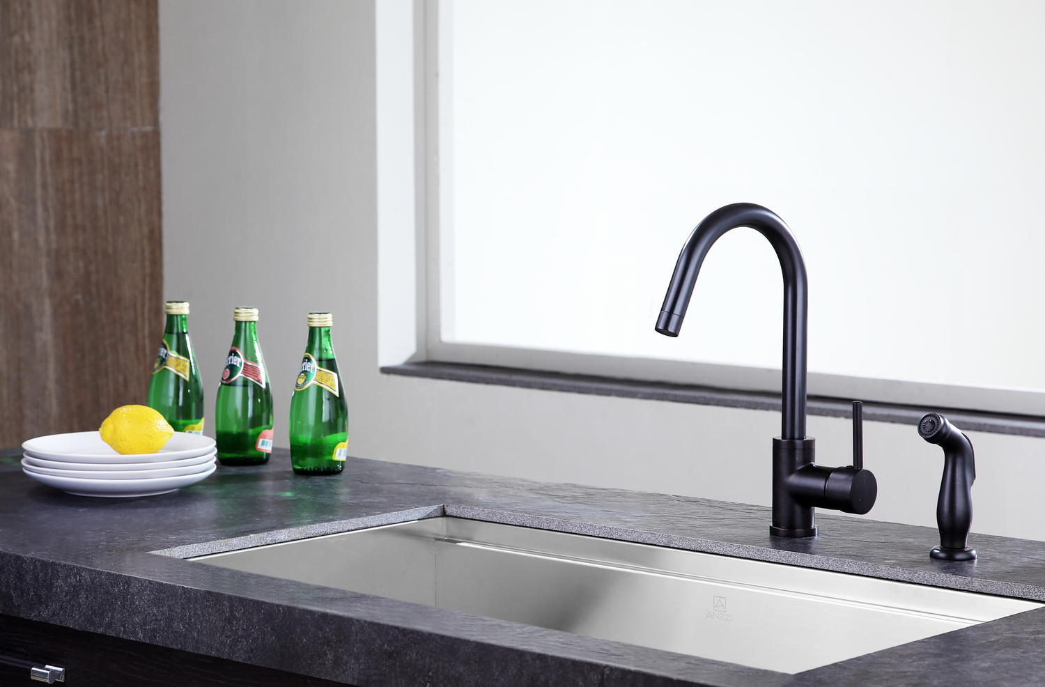 replace moen sink faucet Anzzi KITCHEN - Kitchen Faucets - Standard Bronze