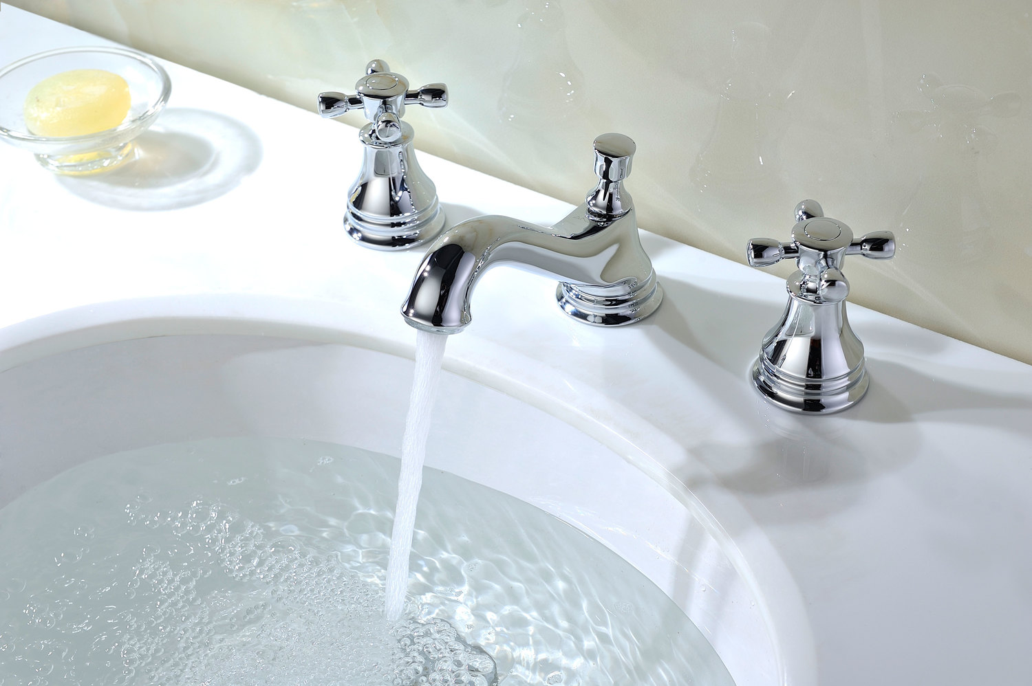 moen bathroom sink fixtures Anzzi BATHROOM - Faucets - Bathroom Sink Faucets - Wide Spread Chrome