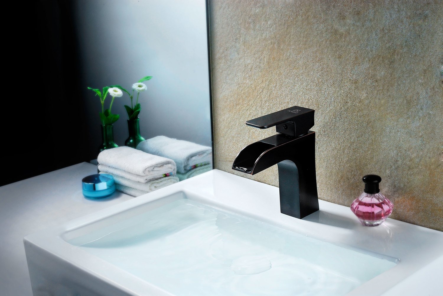 white vanity bathroom sink Anzzi BATHROOM - Faucets - Bathroom Sink Faucets - Single Hole Bronze