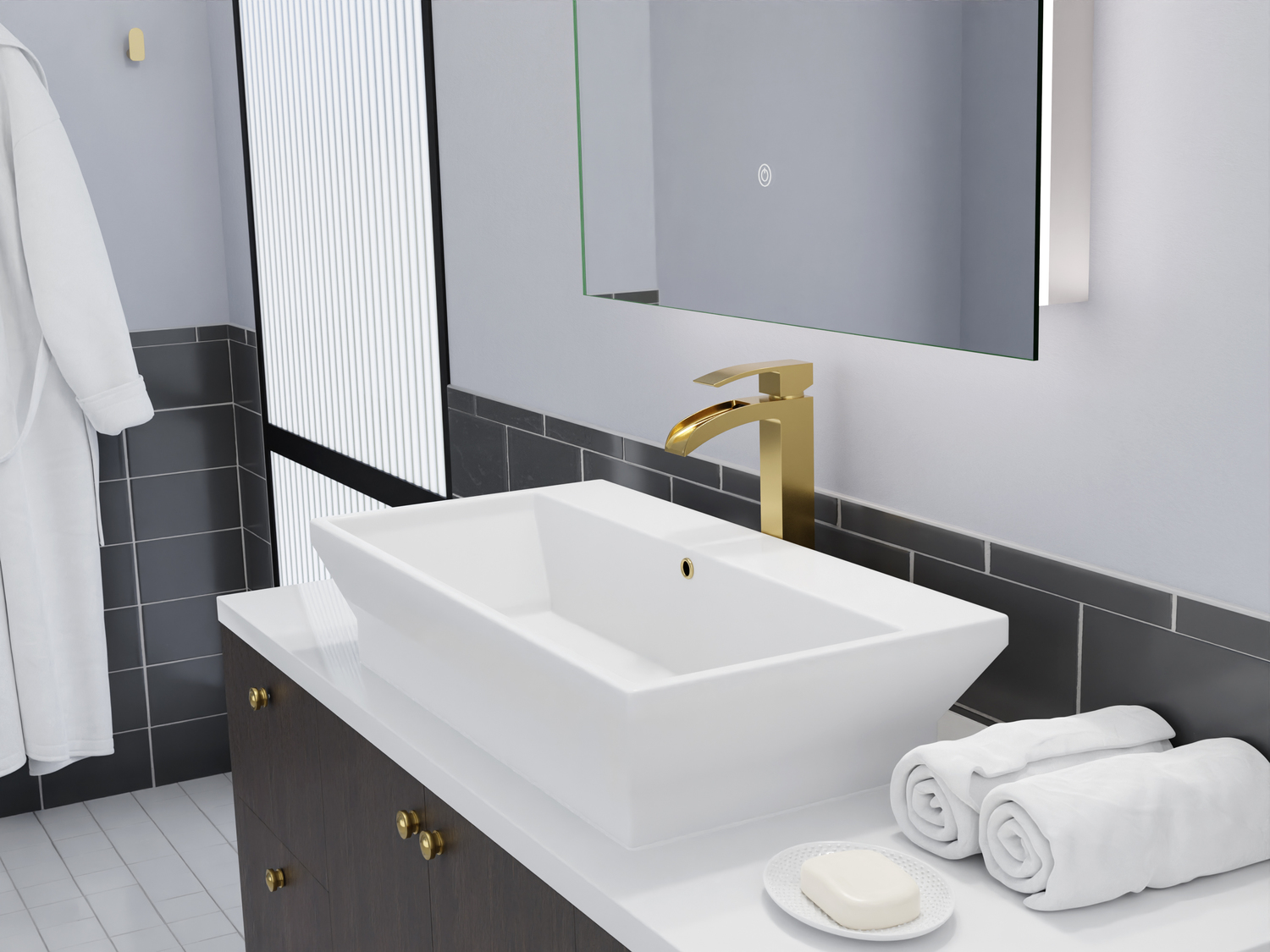 single tap for bathroom sink Anzzi BATHROOM - Faucets - Bathroom Sink Faucets - Single Hole Gold