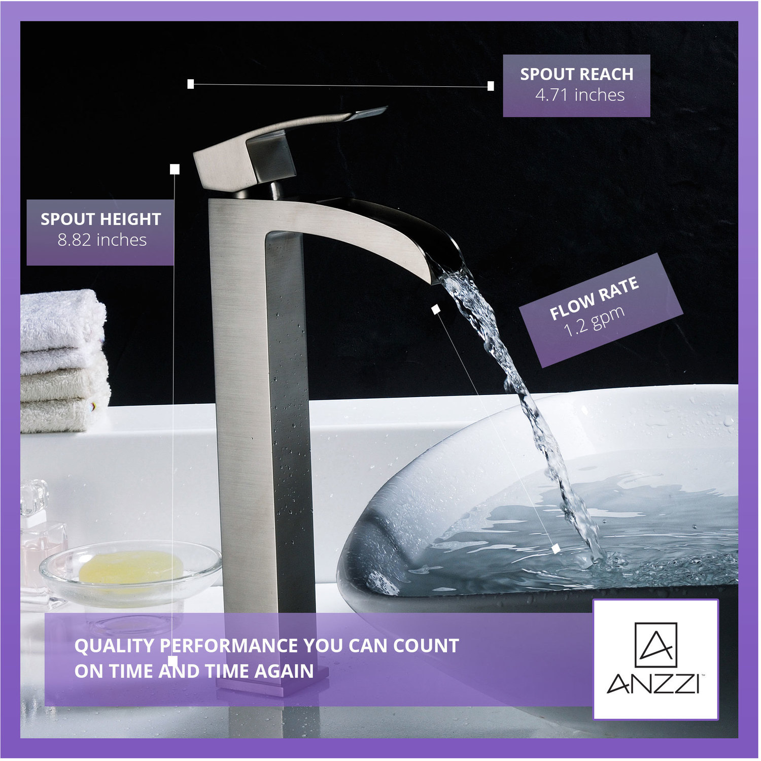 bathroom sink new design Anzzi BATHROOM - Faucets - Bathroom Sink Faucets - Single Hole Nickel