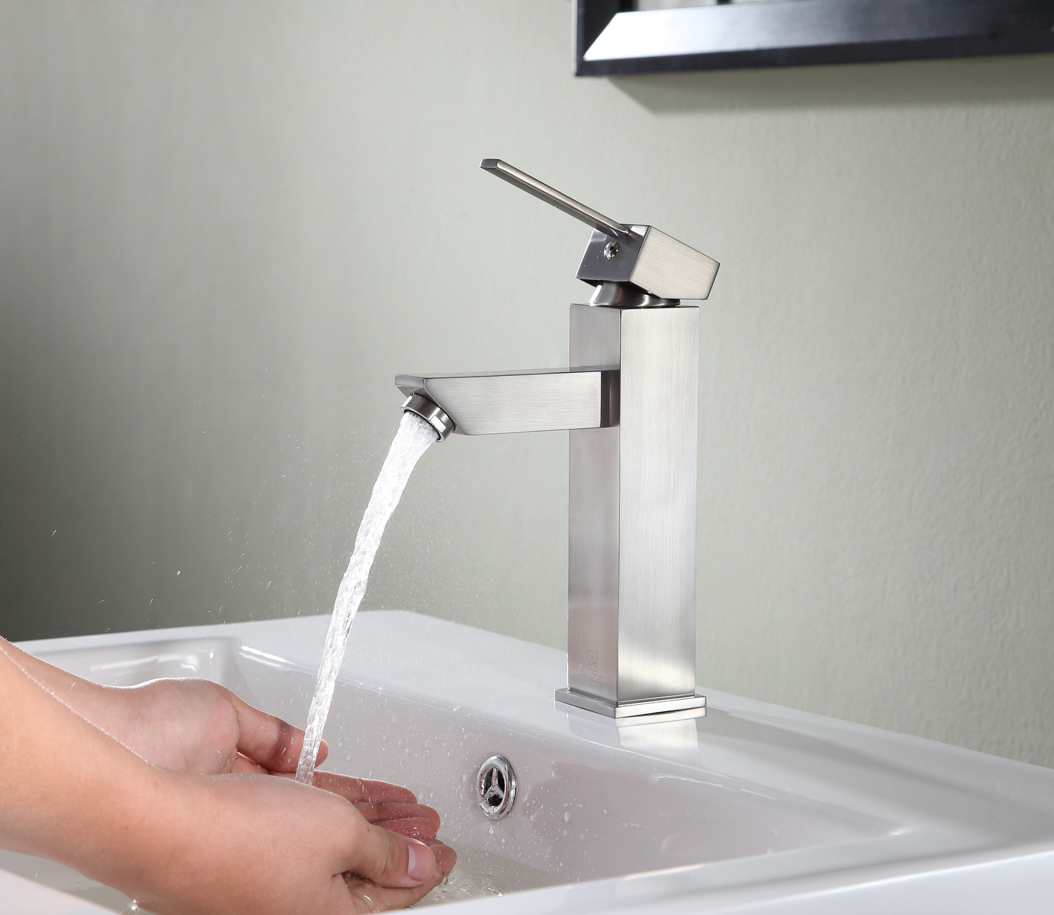 standard bathroom sink Anzzi BATHROOM - Faucets - Bathroom Sink Faucets - Single Hole Nickel