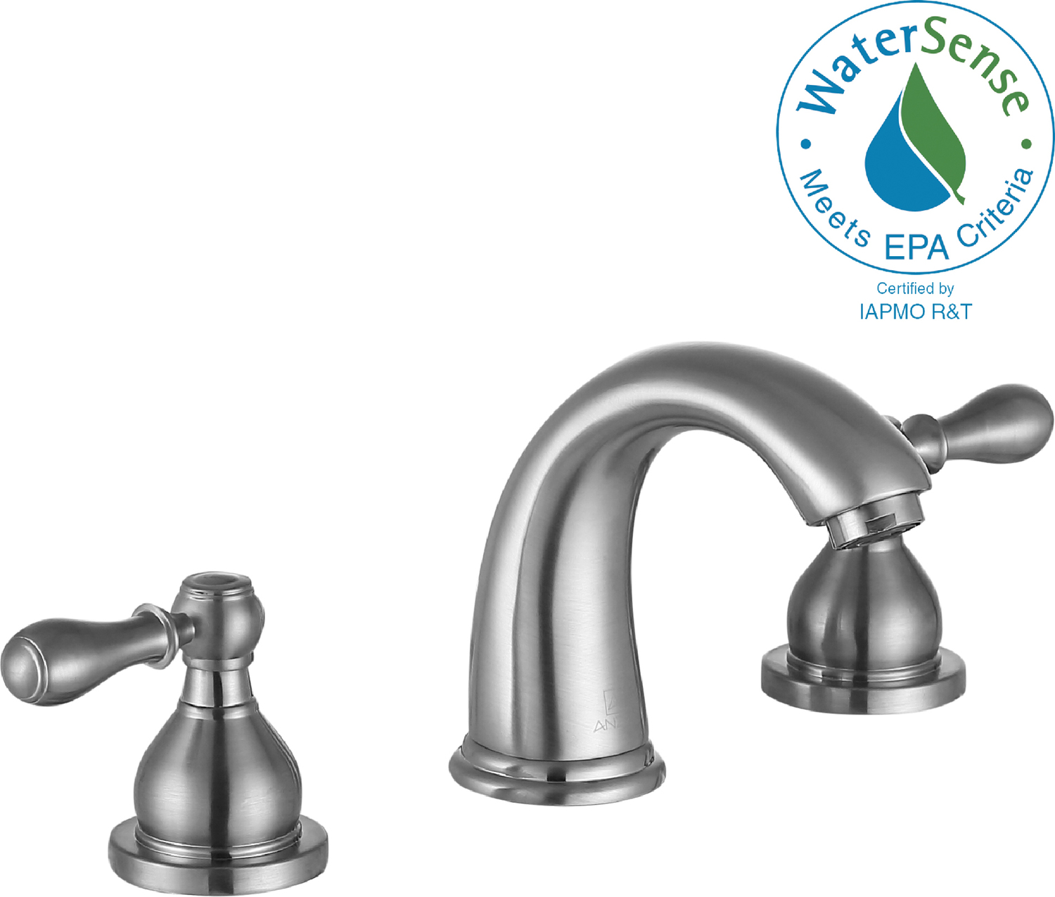vessel sink faucet with long spout Anzzi BATHROOM - Faucets - Bathroom Sink Faucets - Wide Spread Nickel