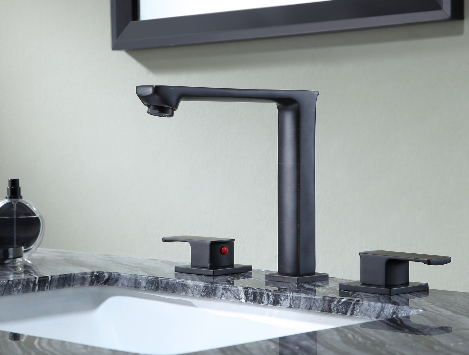 bathroom vanity with sink faucet Anzzi BATHROOM - Faucets - Bathroom Sink Faucets - Wide Spread Bronze