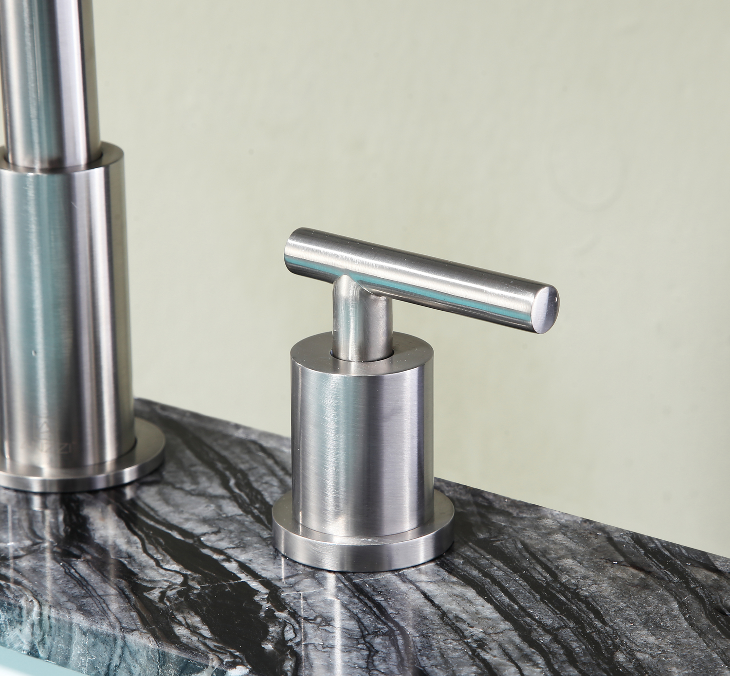 powder room sink and vanity Anzzi BATHROOM - Faucets - Bathroom Sink Faucets - Wide Spread Nickel