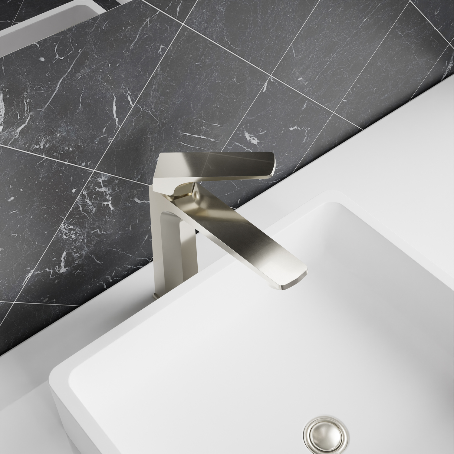 modern black sink faucet Anzzi BATHROOM - Faucets - Bathroom Sink Faucets - Single Hole Nickel