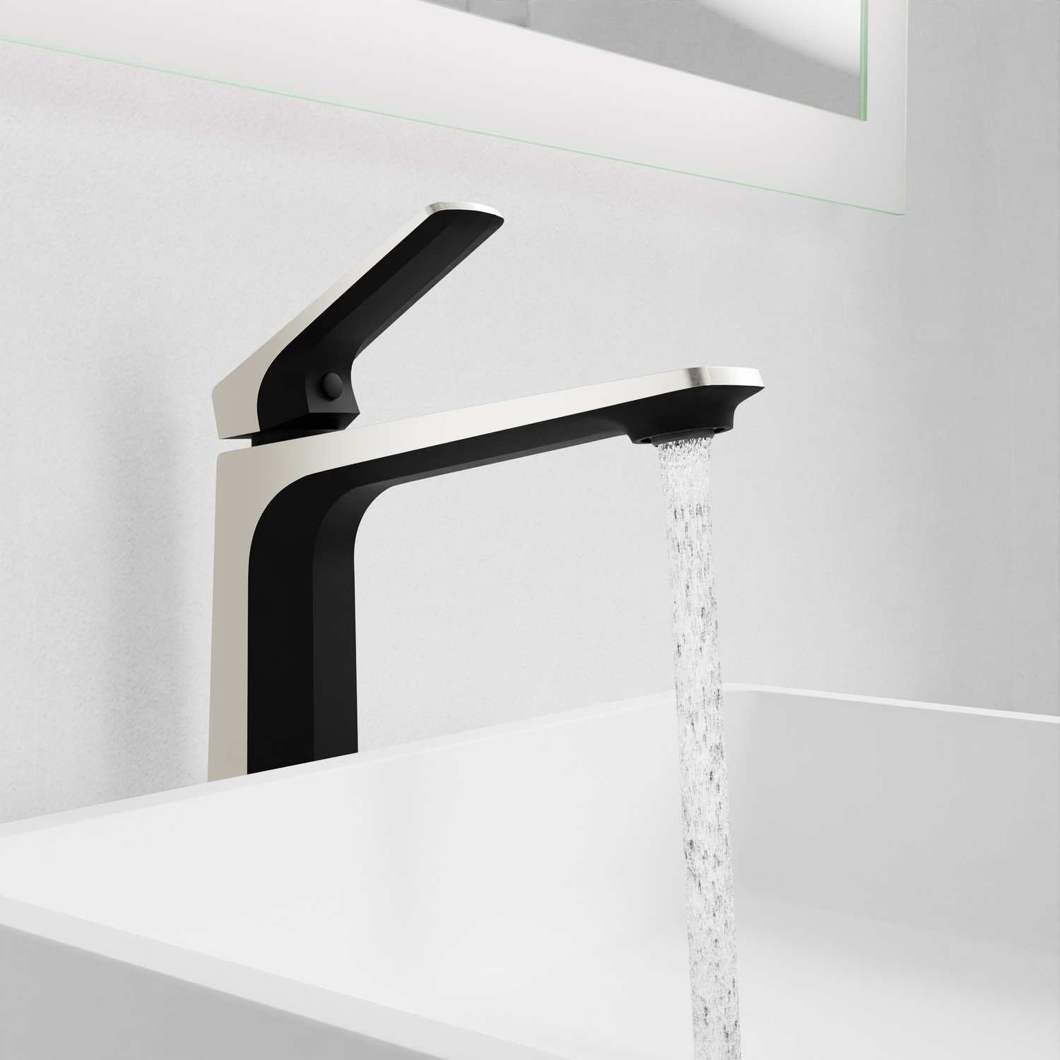 single sink modern vanity Anzzi BATHROOM - Faucets - Bathroom Sink Faucets - Single Hole Black