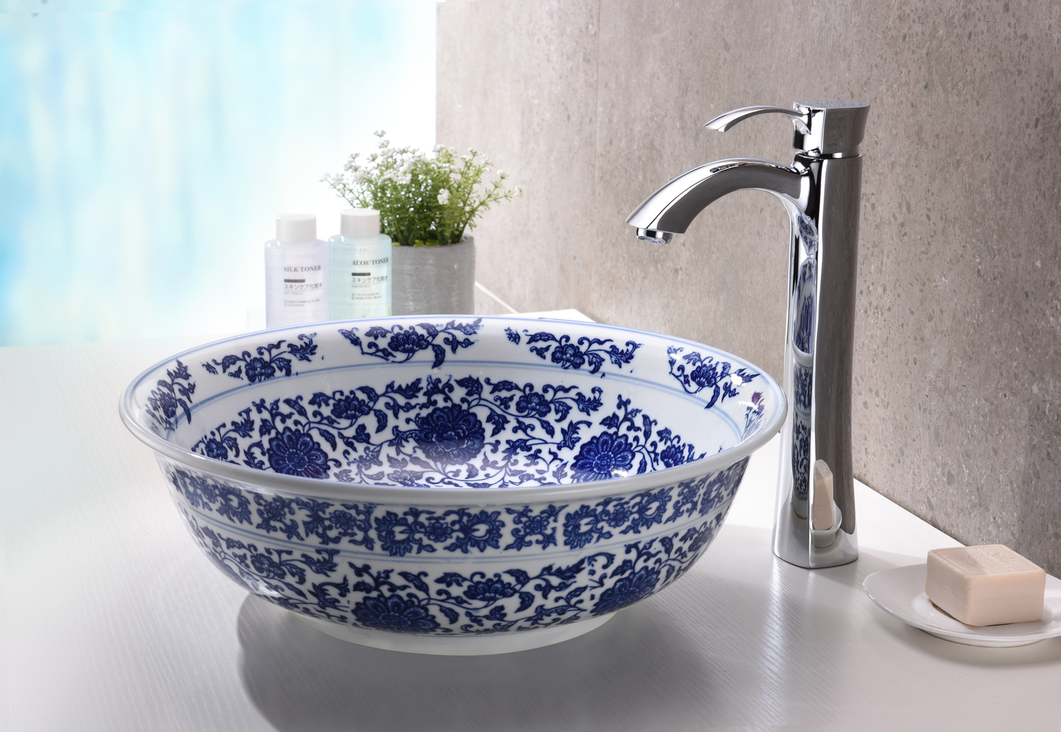  Anzzi BATHROOM - Sinks - Vessel - Tempered Glass Bathroom Vanity Sinks White