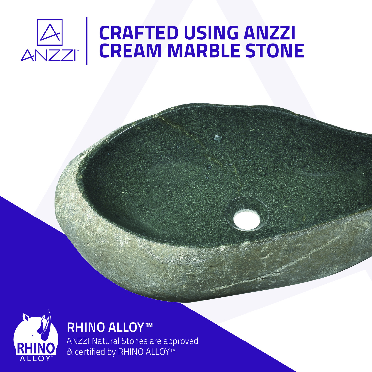 deco bathroom vanity Anzzi BATHROOM - Sinks - Vessel - Exotic Stone Granite