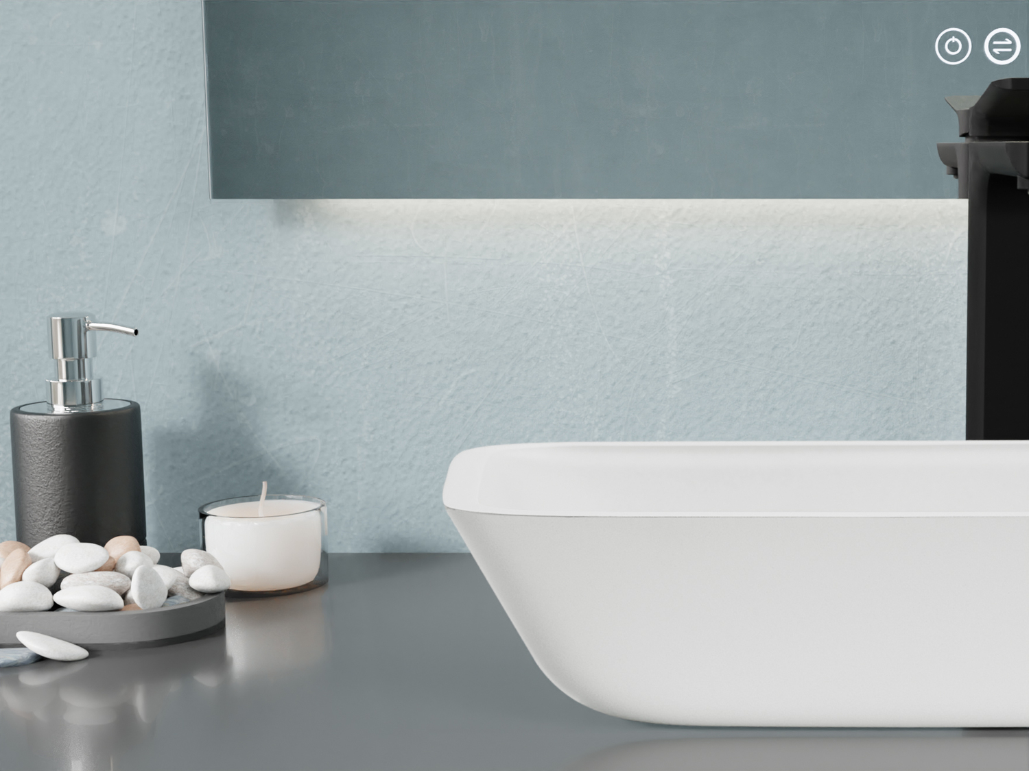 green basin bathroom Anzzi BATHROOM - Sinks - Vessel - Tempered Glass White