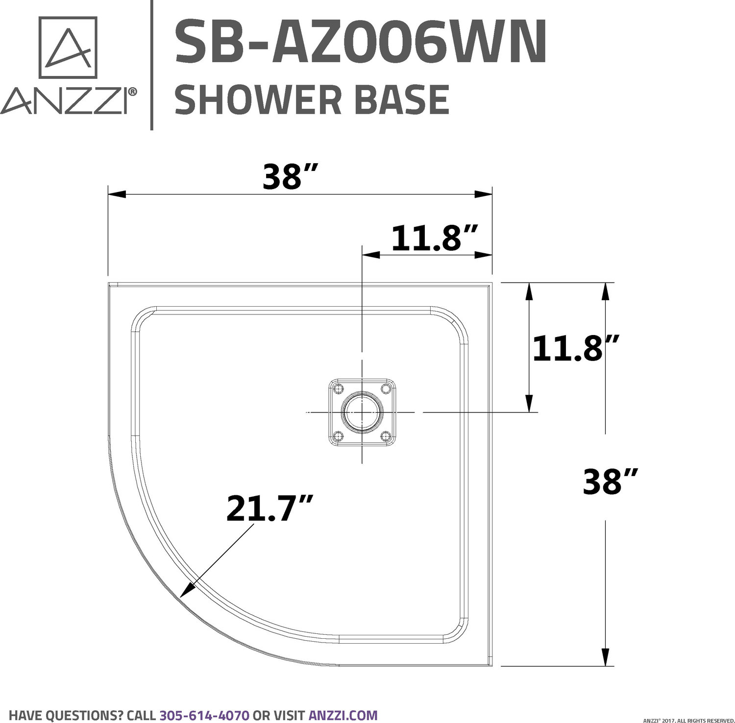 shower pan liner installation Anzzi SHOWER - Shower Bases - Double Threshold White