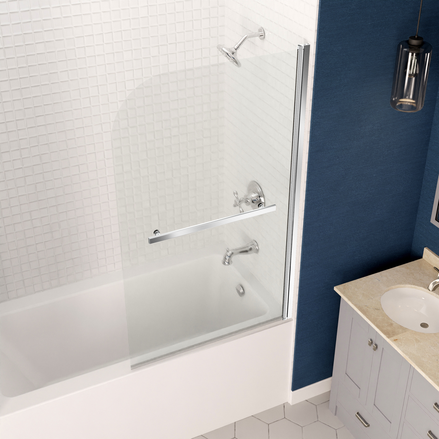 deep cast iron bathtub Anzzi BATHROOM - Bathtubs - Drop-in Bathtub - Alcove - Soaker White
