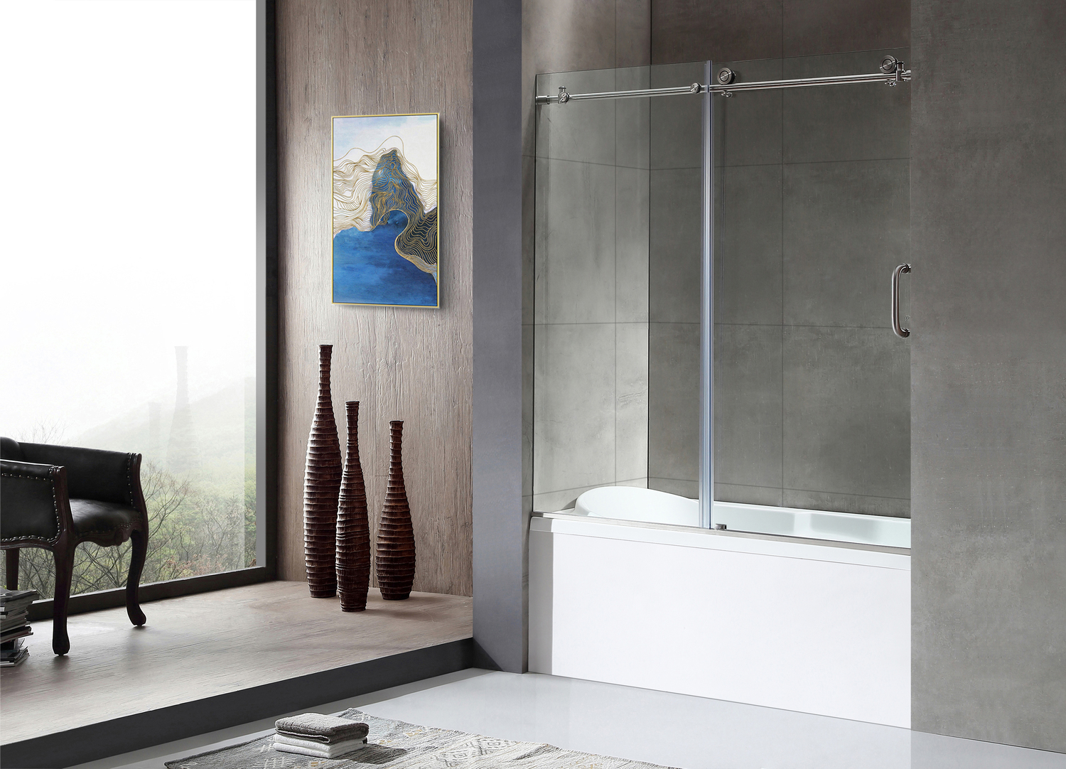 freestanding bath waste Anzzi BATHROOM - Bathtubs - Drop-in Bathtub - Alcove - Soaker White