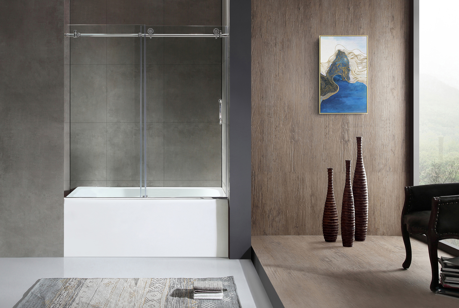 bathtub door installation   Anzzi BATHROOM - Bathtubs - Drop-in Bathtub - Alcove - Soaker White