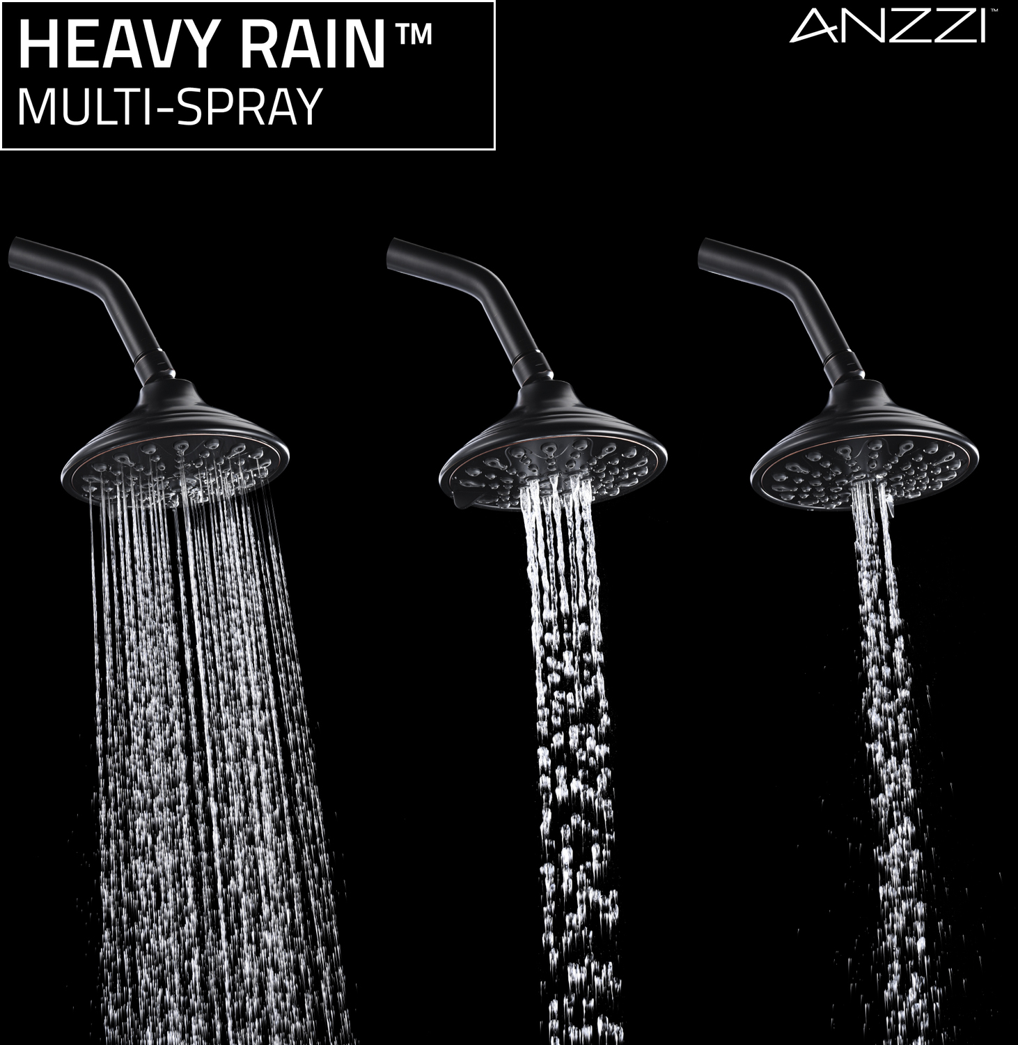 power shower hose Anzzi SHOWER - Shower Heads Bronze