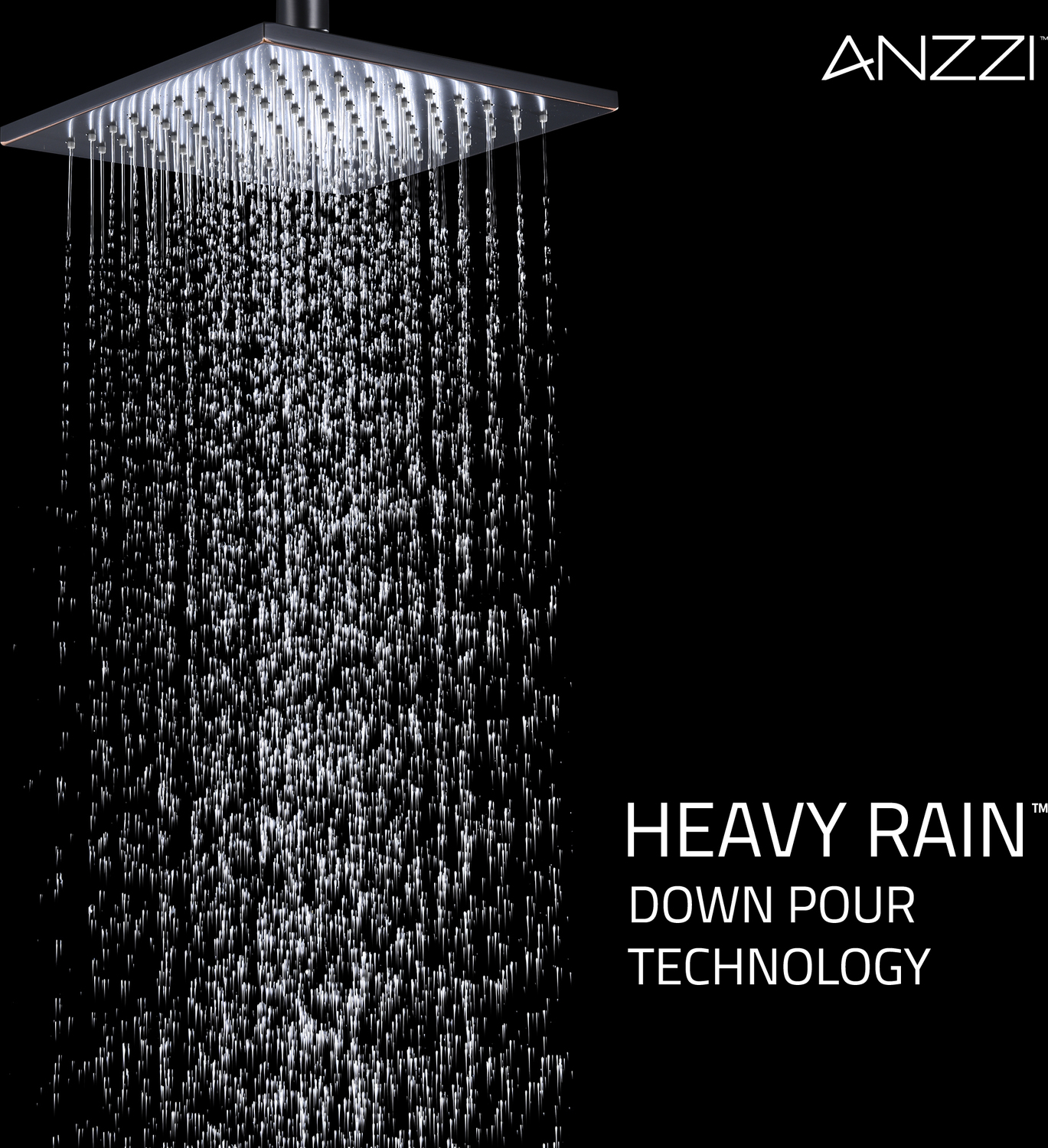 tub shower Anzzi SHOWER - Shower Heads Bronze