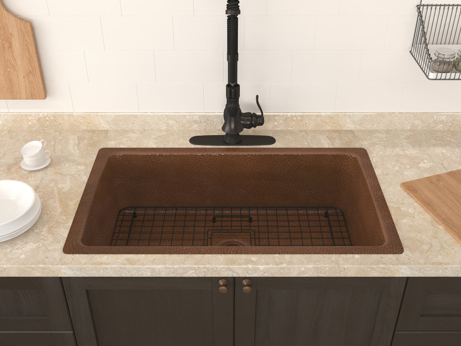 24 white kitchen sink Anzzi KITCHEN - Kitchen Sinks - Drop-in - Copper Copper