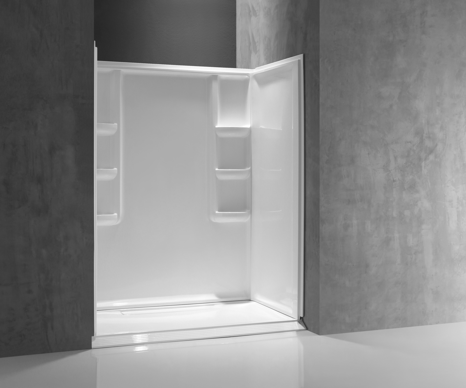 anzzi tubs Anzzi SHOWER - Shower Walls - Alcove White