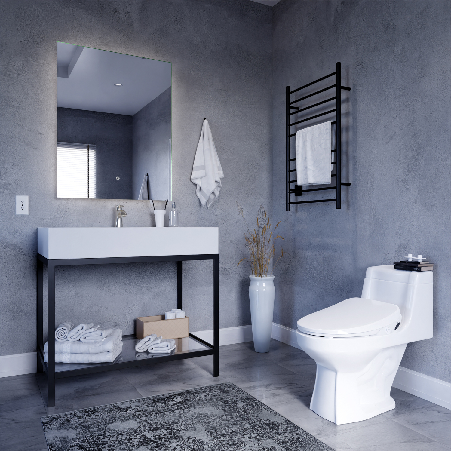 difference between wc and toilet Anzzi BATHROOM - Toilets - Bidet Seats White
