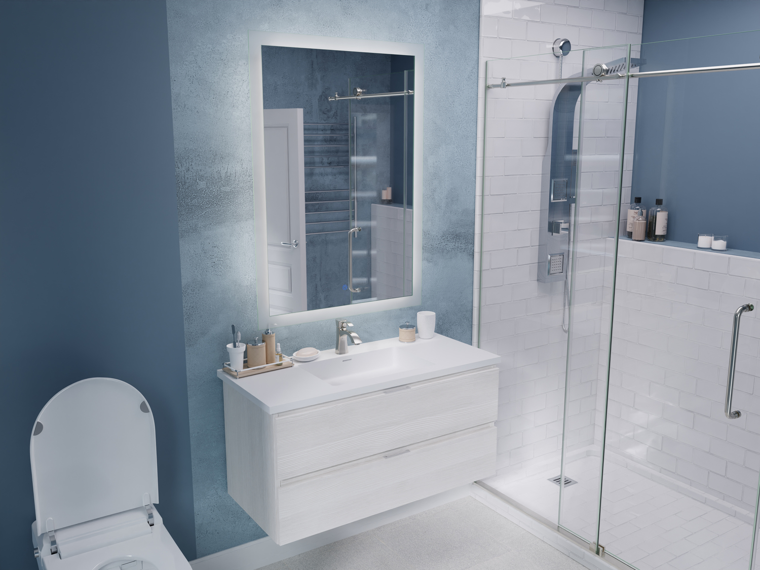 floating vanity for sale Anzzi BATHROOM - Vanities - Vanity Sets White
