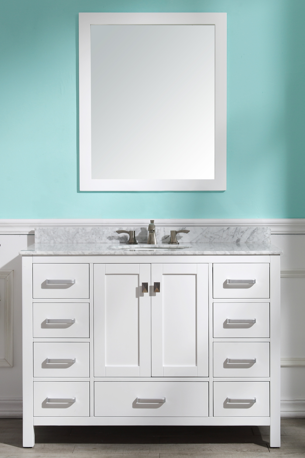 small vanity basin Anzzi BATHROOM - Vanities - Vanity Sets White