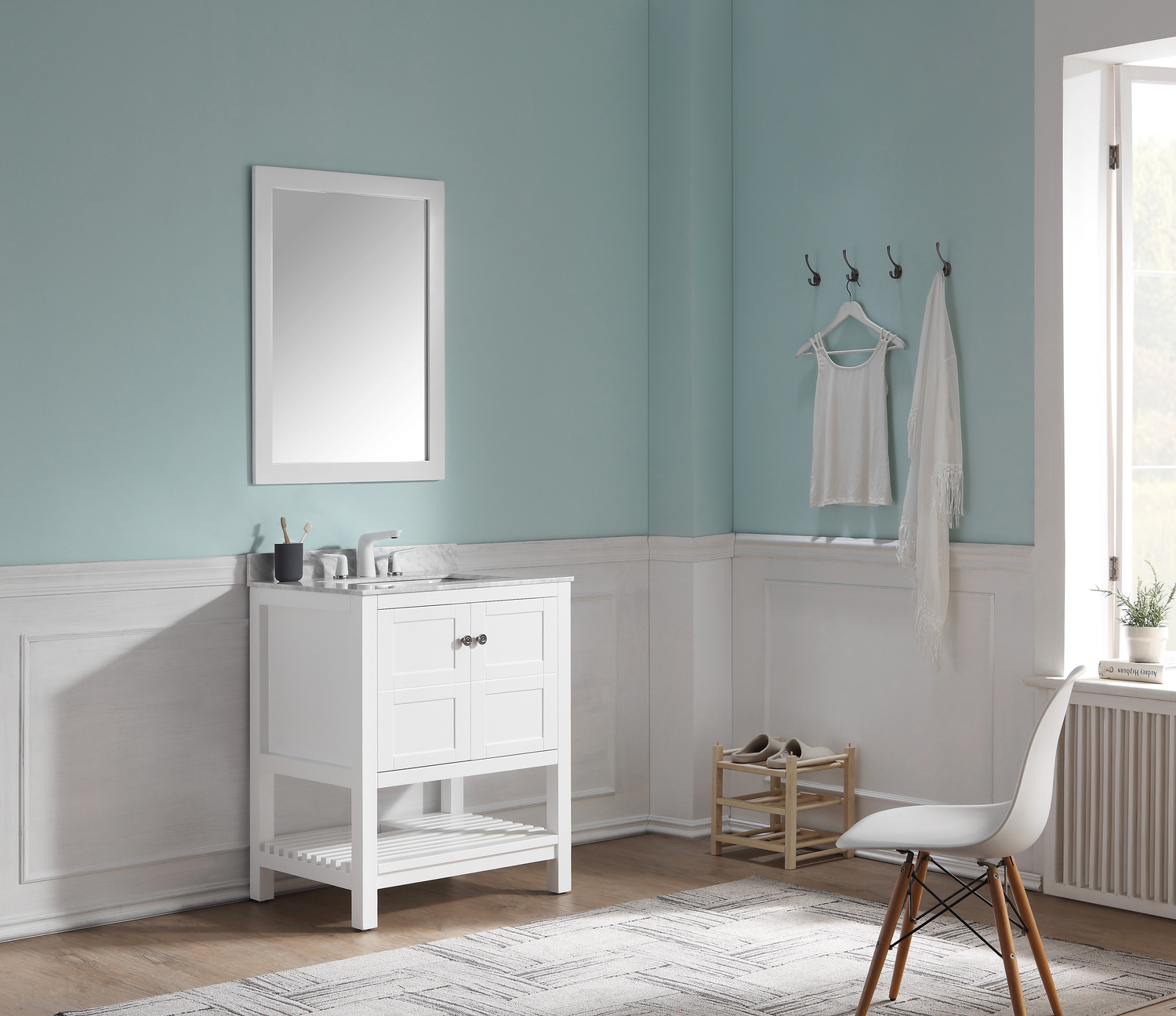 best 30 inch vanity Anzzi BATHROOM - Vanities - Vanity Sets White