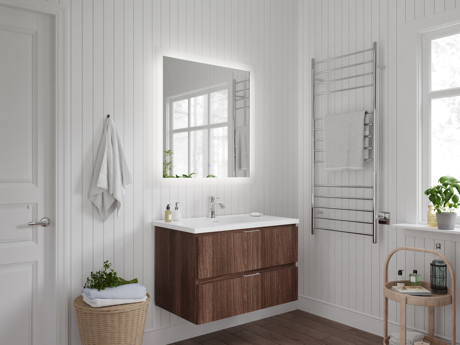 powder room bathroom vanity Anzzi BATHROOM - Vanities - Vanity Sets Brown
